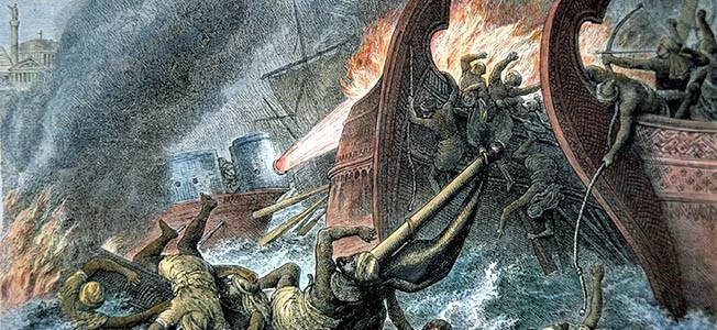 Υγρό πυρ: Το μέγα όπλο του Βυζαντίου που του χάρισε εκατοντάδες ήττες (Βίντεο)